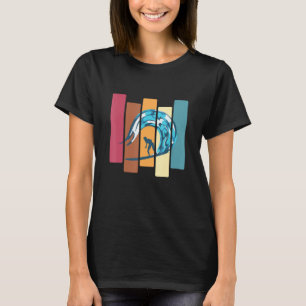 Retro Surfer Waves Wassersport Surfbrett Surf Surf T-Shirt