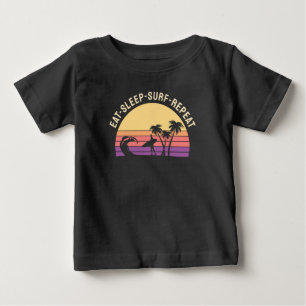 Retro Surfing Baby T-shirt