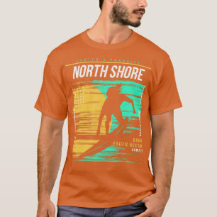 Retro Surfing North Shore Oahu Hawaii Vintag Surf T-Shirt
