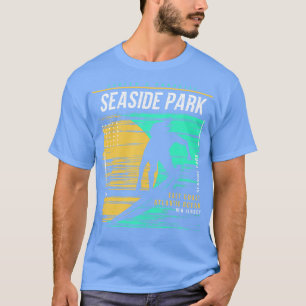 Retro Surfing Seaside Park New Jersey Vintag Surf T-Shirt