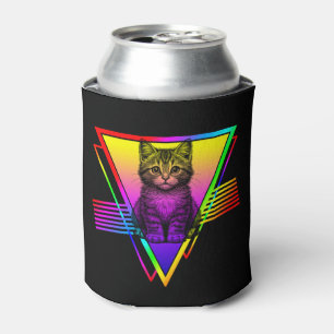 Retro Süße Katze Dosenkühler