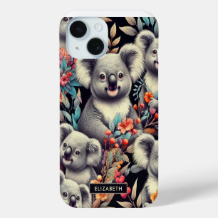 Retro süße Koala-Malerei Case-Mate iPhone Hülle