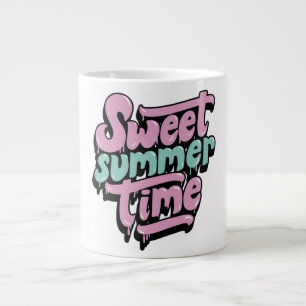Retro süße Sommerzeit Jumbo-Tasse