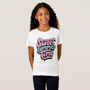 Retro Süßer Sommer Zeit T-Shirt