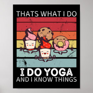 Retro-Süßigkeiten, das ist es, was ich tue, ich ma Poster