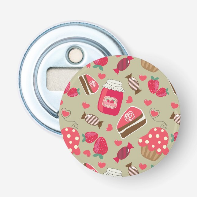 Retro Süßigkeiten Flaschenöffner (Vorderseite)