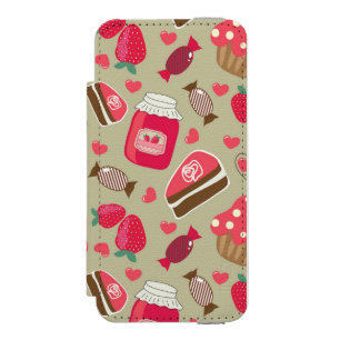 Retro Süßigkeiten Incipio Watson™ iPhone 5 Geldbörsen Hülle