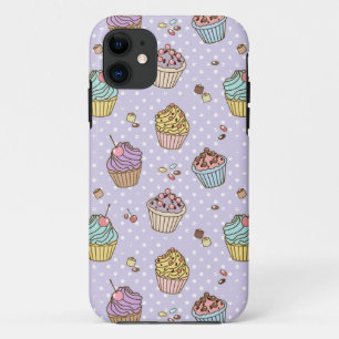 Retro-Süßigkeiten-Muster iPhone 11 Hülle
