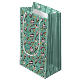Retro-Süßigkeiten- Türkis Kleine Geschenktüte