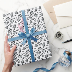 Retro-Süßigkeiten - Vintage Geschenkpapier