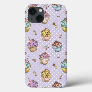 Retro Süßigkeitens-Muster iPhone 13 Hülle