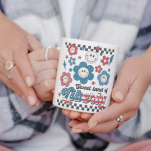 Retro Sweet Land of Liberty Baby's Amerikanische U Kaffeetasse