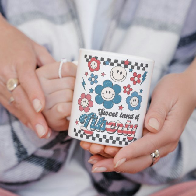 Retro Sweet Land of Liberty Baby's Amerikanische U Kaffeetasse (Von Creator hochgeladen)