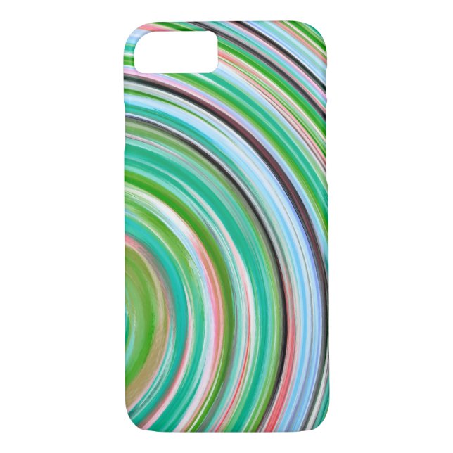 Retro Swirl Abstrakt Art Case-Mate iPhone Hülle (Rückseite)