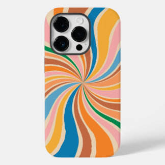 Retro Swirl Abstrakt Art iPhone / iPad Gehäuse Case-Mate iPhone 14 Pro Hülle