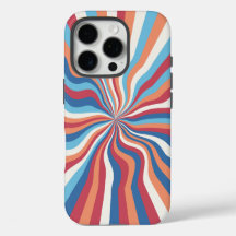 Retro Swirl Abstrakt Art iPhone / iPad Gehäuse