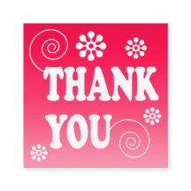 Retro Swirl Order Vielen Dank Pink