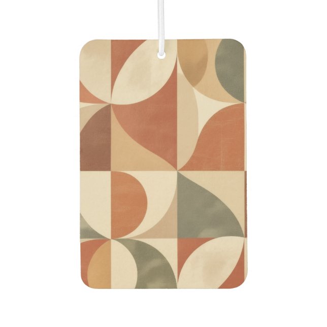 "Retro Symmetry" Autolufterfrischer (Vorderseite)