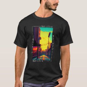 Retro Synthwave Japanisch Vaporwave Art Otaku T-Shirt
