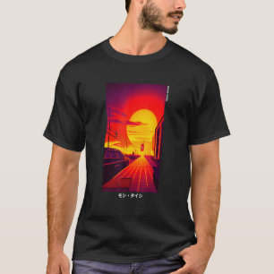 Retro Synthwave Japanisch Vaporwave Art Otaku T-Shirt