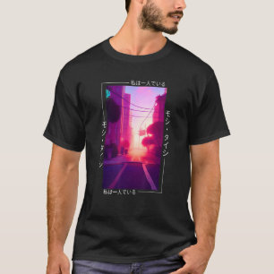 Retro Synthwave Japanisch Vaporwave Art Otaku T-Shirt