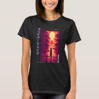 Retro Synthwave Japanisch Vaporwave Otaku Aest der