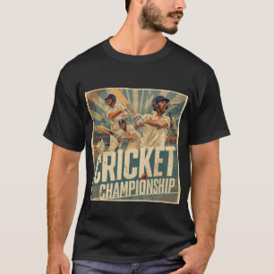 Retro T20 Cricket-Fieber T-Shirt