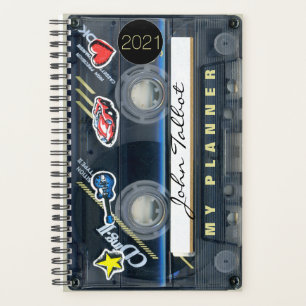 Retro T3 Audiotape Music Quote personalisiert Pl Planer