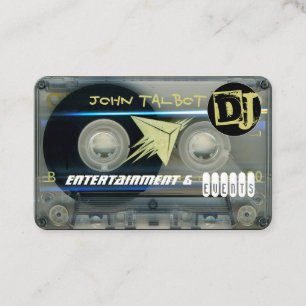 Retro T5 Audiotape Cassette 80er DJ Business C Visitenkarte