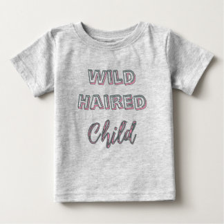 Retro-T-Shirt für Kinder mit wilden Haaren Baby T-shirt