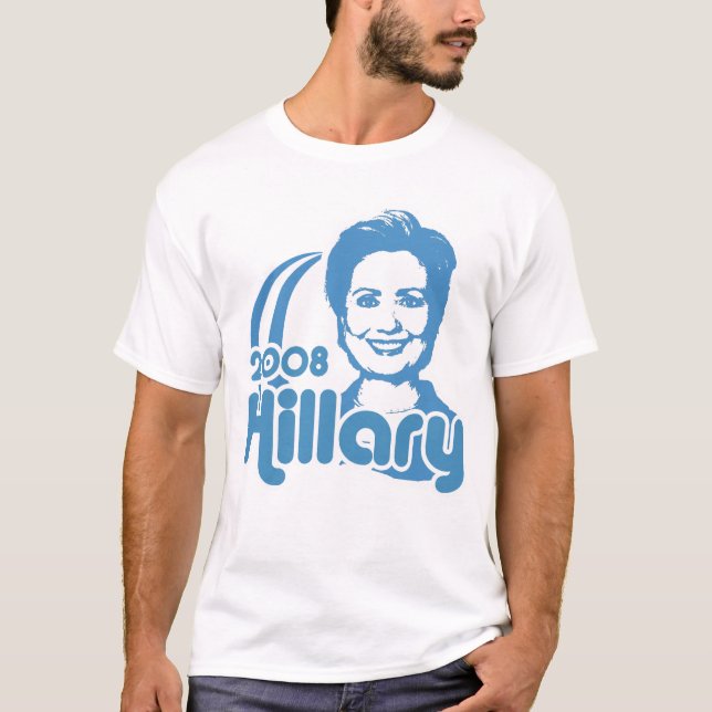 Retro T - Shirt-/Hillary-t Hillary Hillary Clinton T-Shirt (Vorderseite)