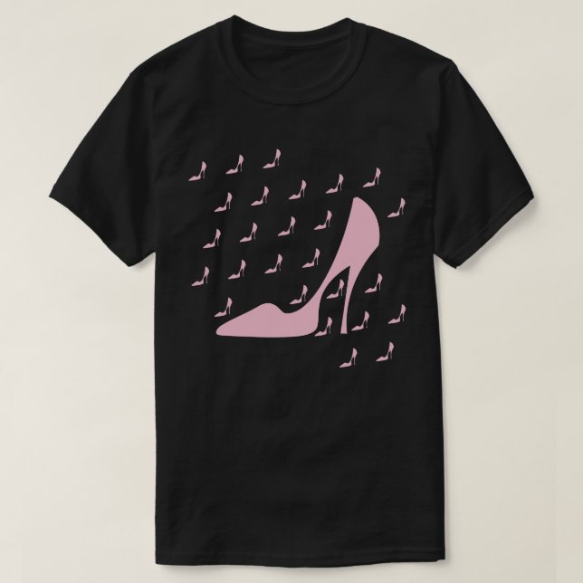 Retro-T - Shirt mit hoher Ferse (Design vorne)