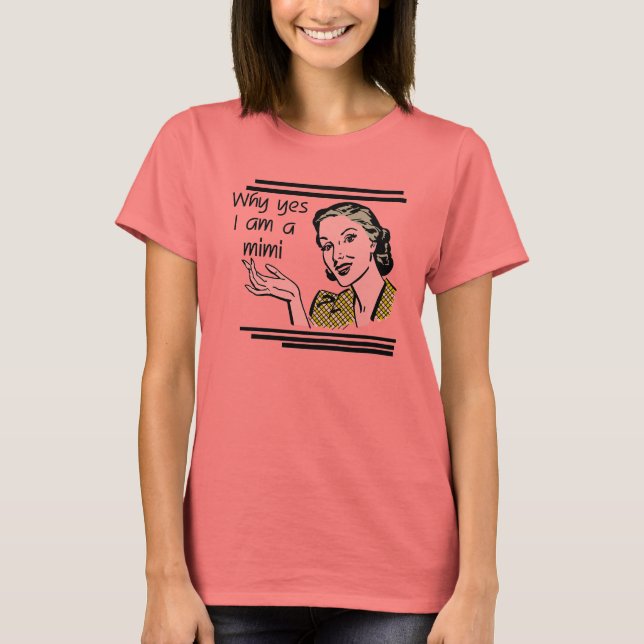 Retro T - Shirts Mimi und Geschenke (Vorderseite)