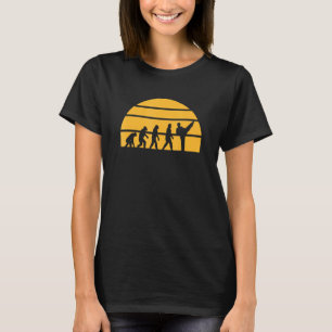 Retro Taekwondo Japanische Kampfkunst Evolution Ka T-Shirt