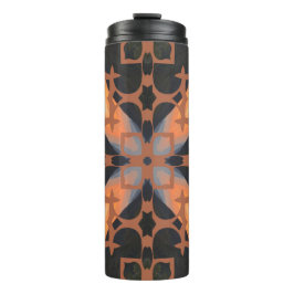 Retro-Tan-Muster Thermosbecher