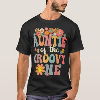 Retro-Tante des Groovy-Einen passenden Familien-1. T-Shirt