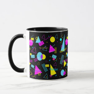 RETRO TAPE FARBIGE FORMEN TASSE