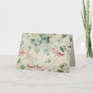 Retro-Tapete vielen Dank Dankeskarte