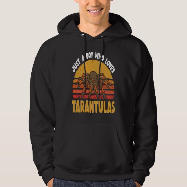retro tarantula boy for tarantula hoodie (Vorderseite)