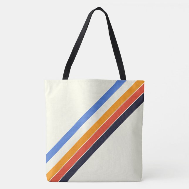 Retro-Tasche mit fünf Streifen (Vorderseite)