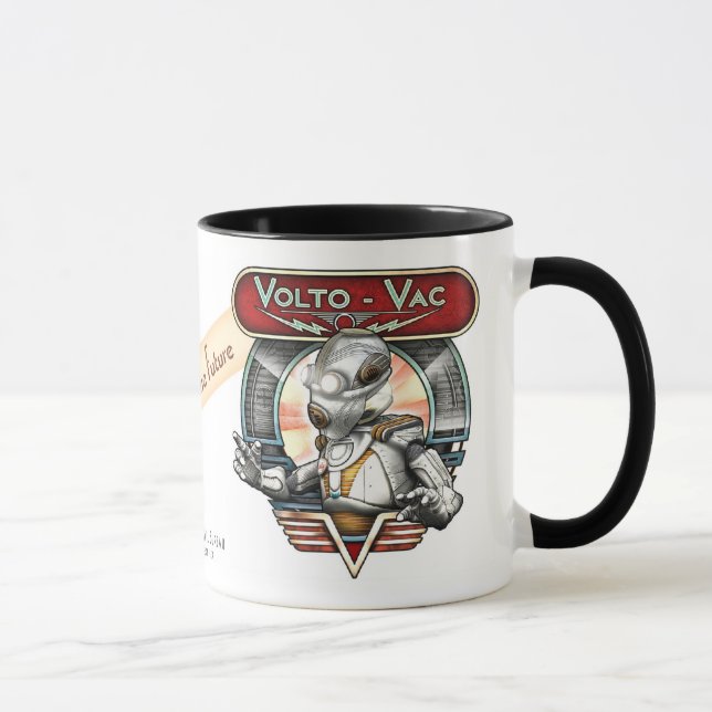Retro Tasse des Roboter-Volto-VAC (Rechts)