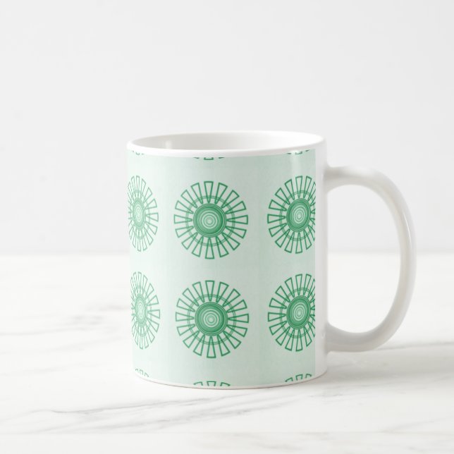 Retro Tasse, Kelly Green Tasse (Rechts)