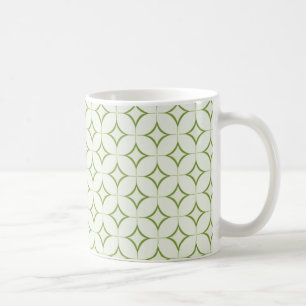 Retro-Tasse, Olive Green Kaffeetasse