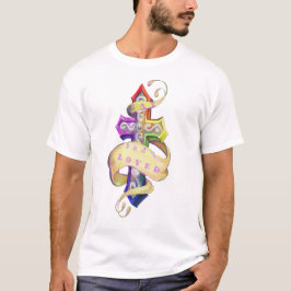 Retro-Tätowierung und Phoenix-Design - Gay-Liebe T-Shirt