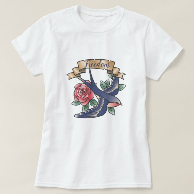 Retro Tattoo T-Shirt (Design vorne)