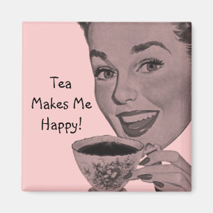 Retro Tea Magnet
