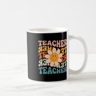 Retro Teacher Daisy Colorful - Elementary School T Kaffeetasse