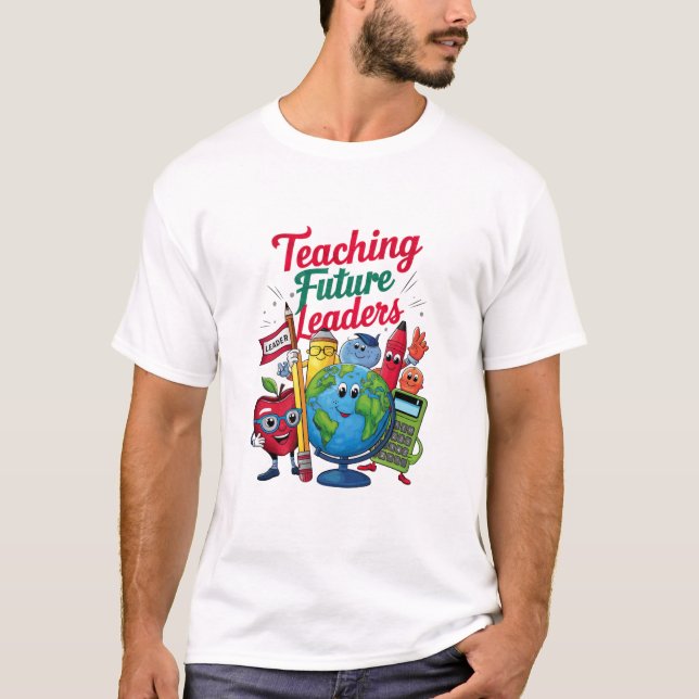 Retro Teacher School T-Shirt (Vorderseite)