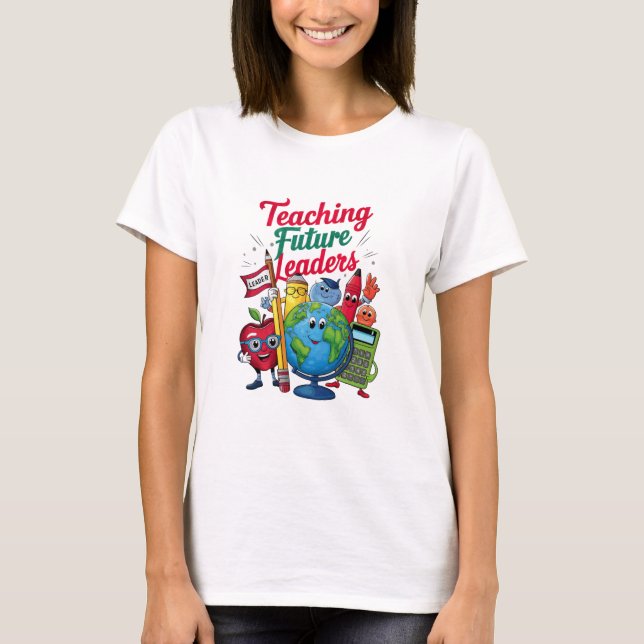 Retro Teacher School T-Shirt (Vorderseite)