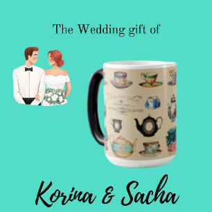 Retro Teacup Vintage Werbung Coffee Tasse